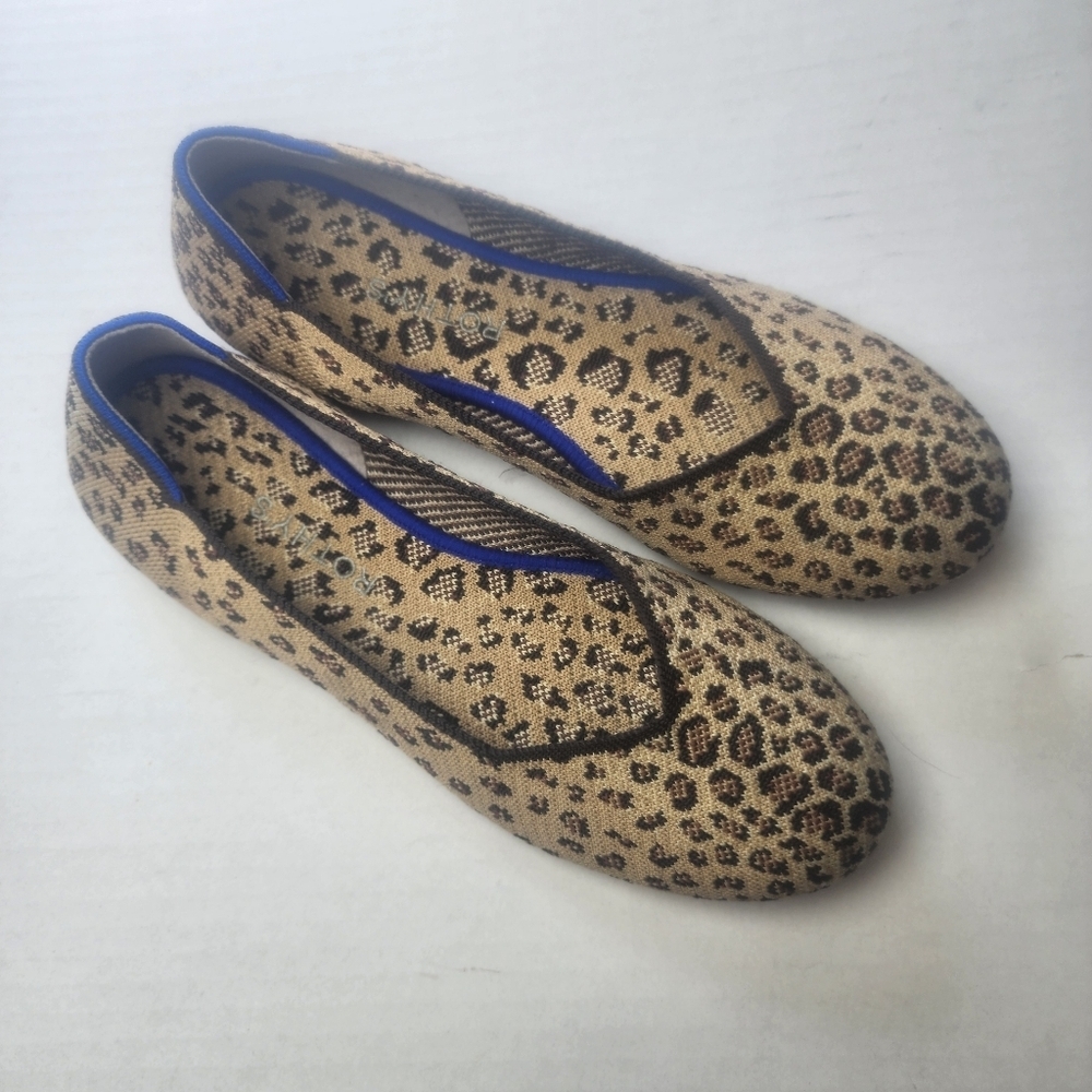 Rothy's | Leopard Rount Toe Flats, size 10 - Picture 11 of 11